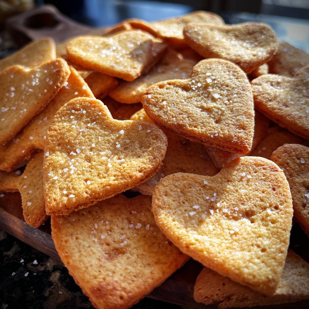 Valentines Snacks Heart Shaped Crackers
