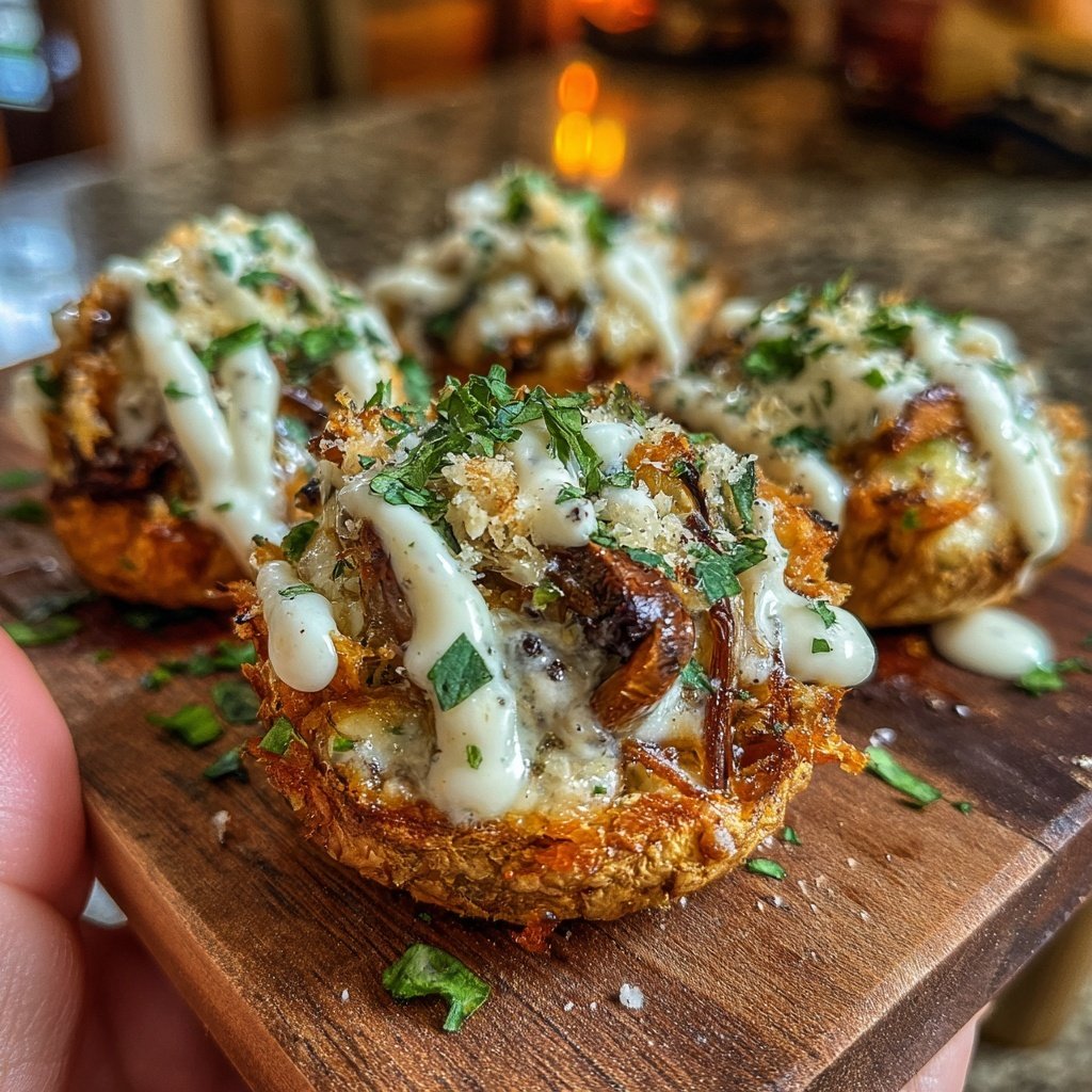 Easy Slider Crispy Mushroom Smash