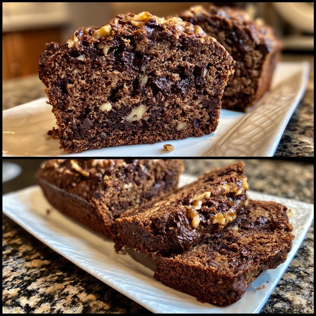 Chocolate Orange Walnut Snack Loaf
