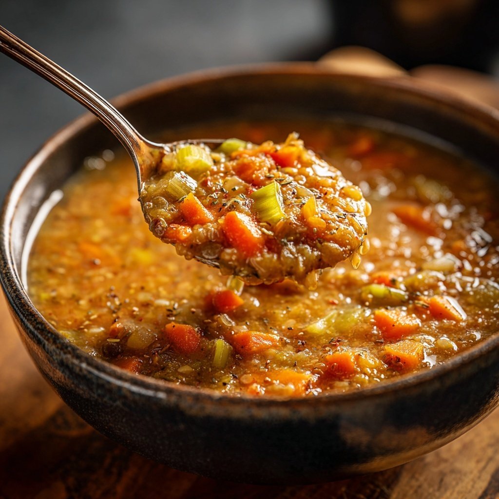 Healthy Crockpot Lentil Soup