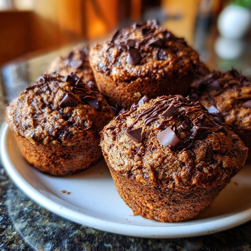 Chocolate Almond Flour Muffins