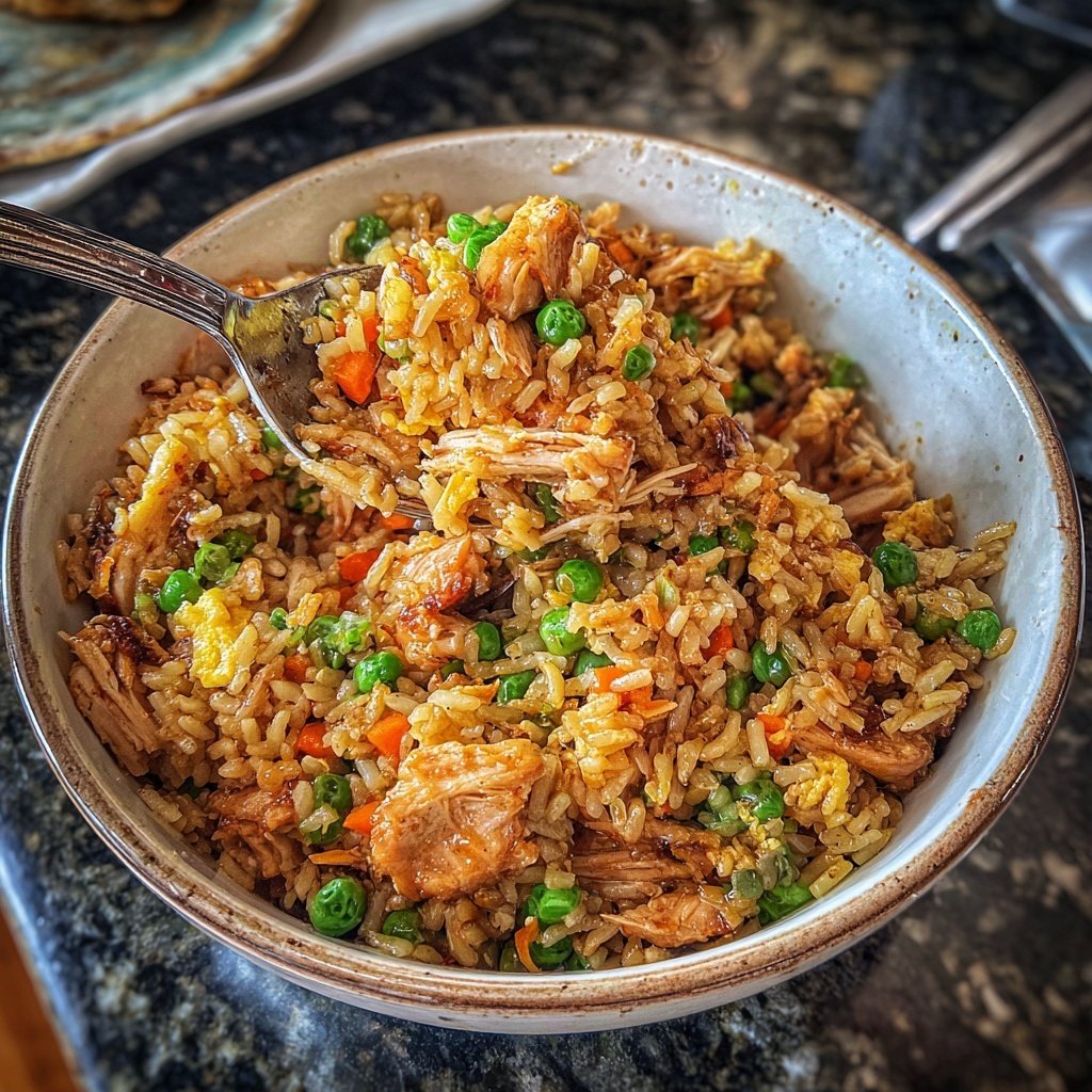 Rotisserie Chicken Fried Rice