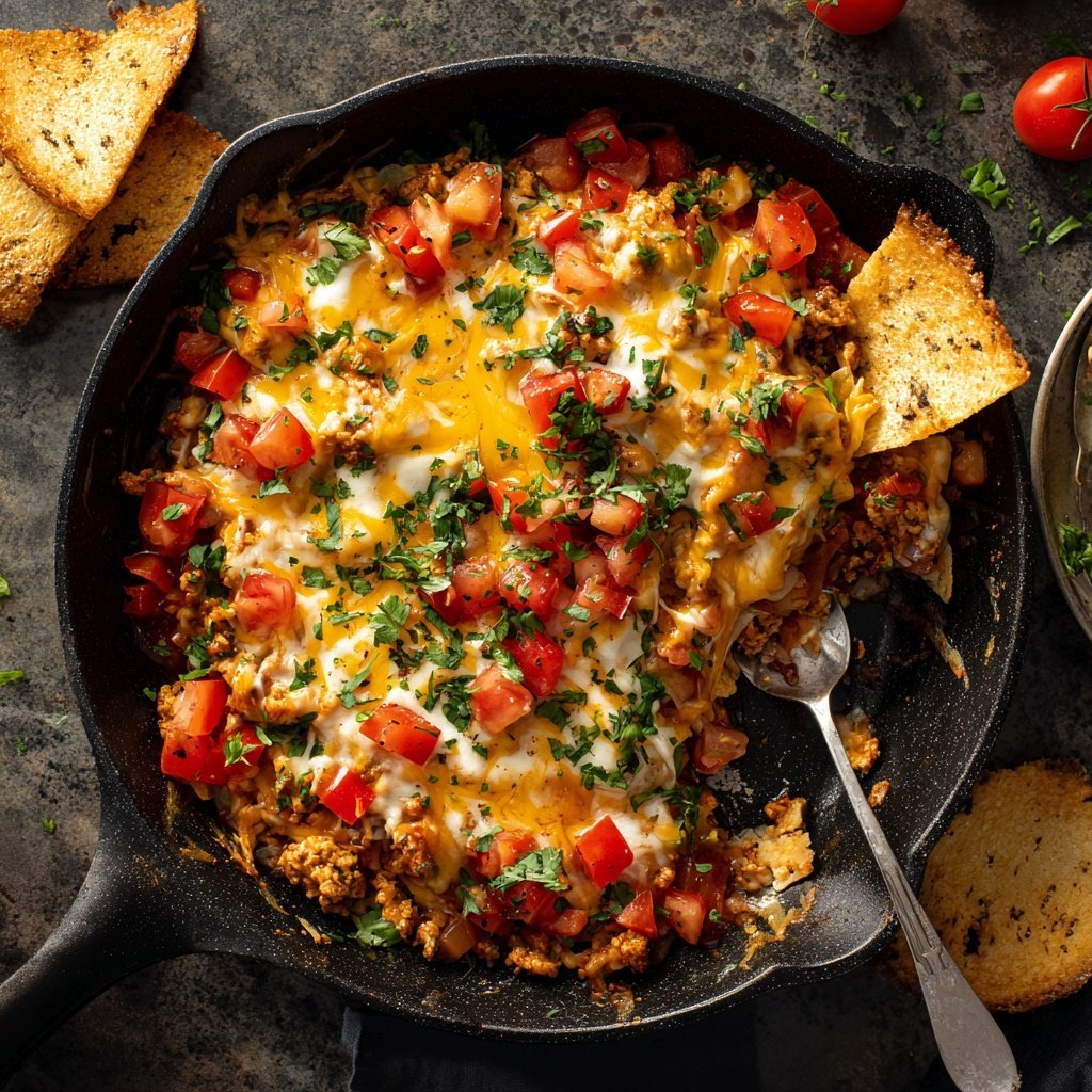Ground Chicken Taco Skillet