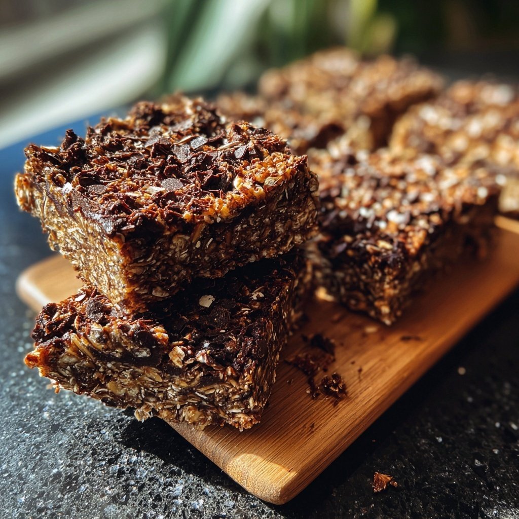 Chocolate Coconut Energy Squares