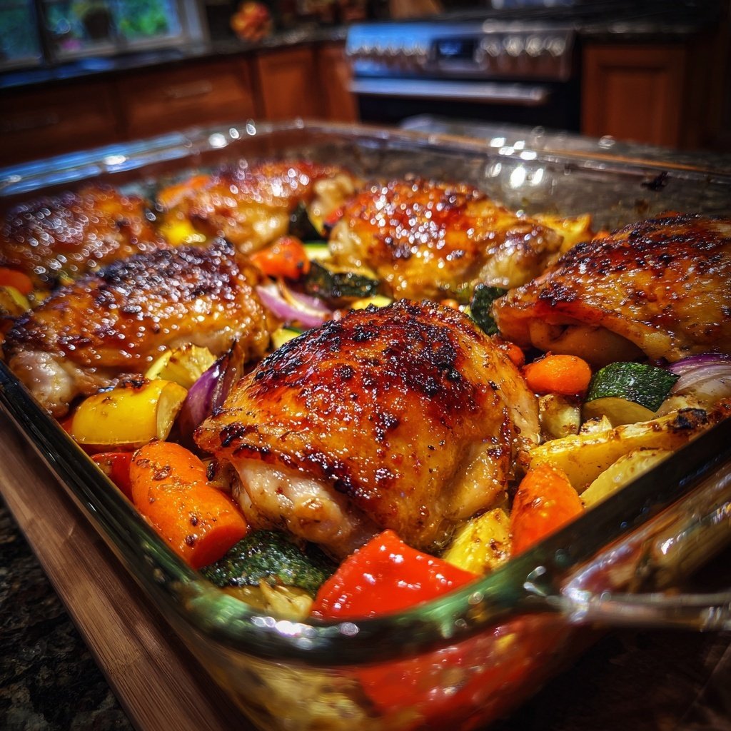Easy Healthy Chicken And Vegetable Bake