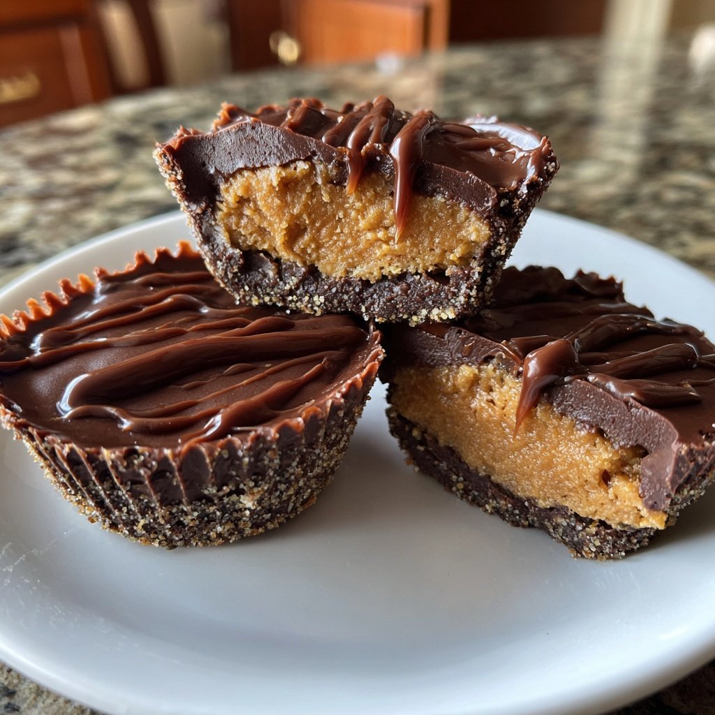 Homemade Reese’s Cups with Sunflower Butter