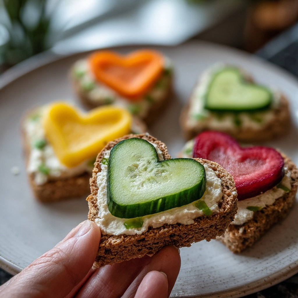 Heart-Shaped Tea Sandwiches