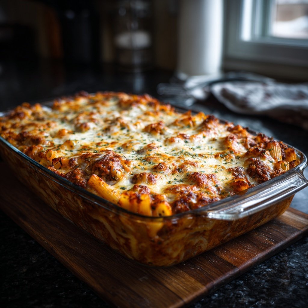 Quick Comfort Food Baked Ziti