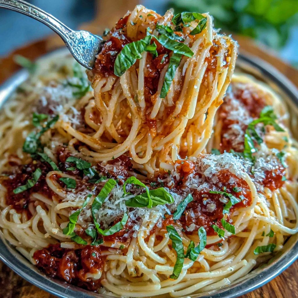 Angel Hair Pasta With Tomato Cream Sauce