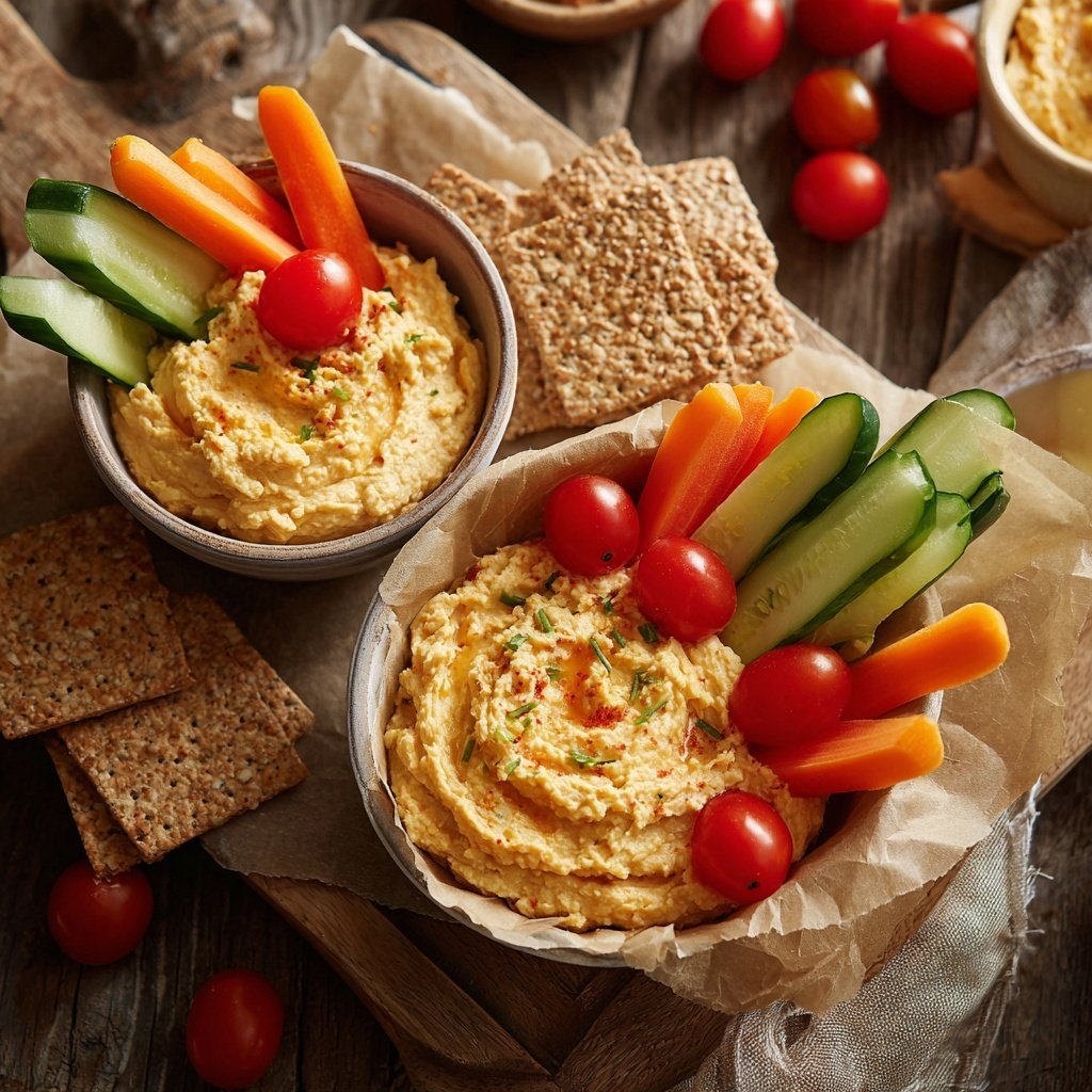 Healthy Snack Hummus Snack Boxes