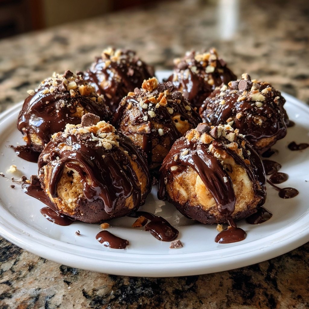 Super Bowl Desserts Chocolate Banana Bites