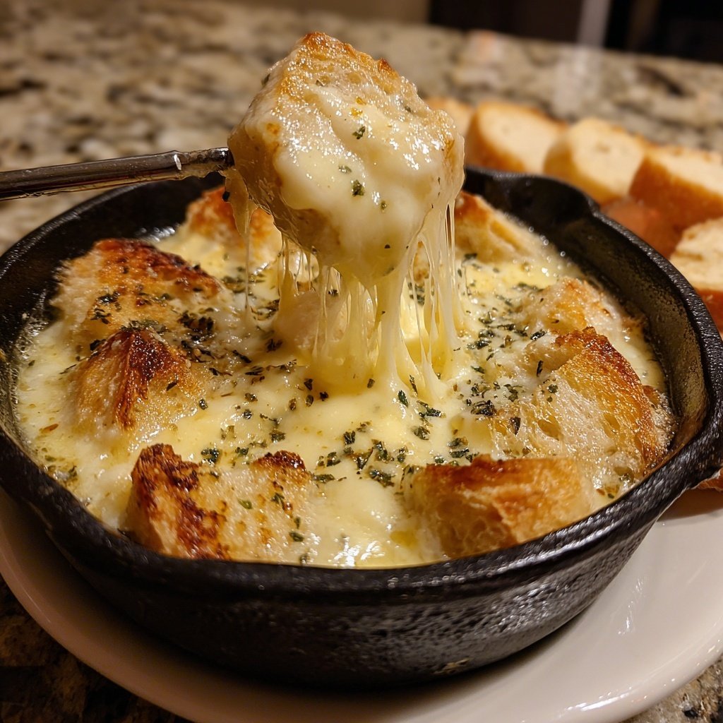 Fondue with Alpine Cheese Mix