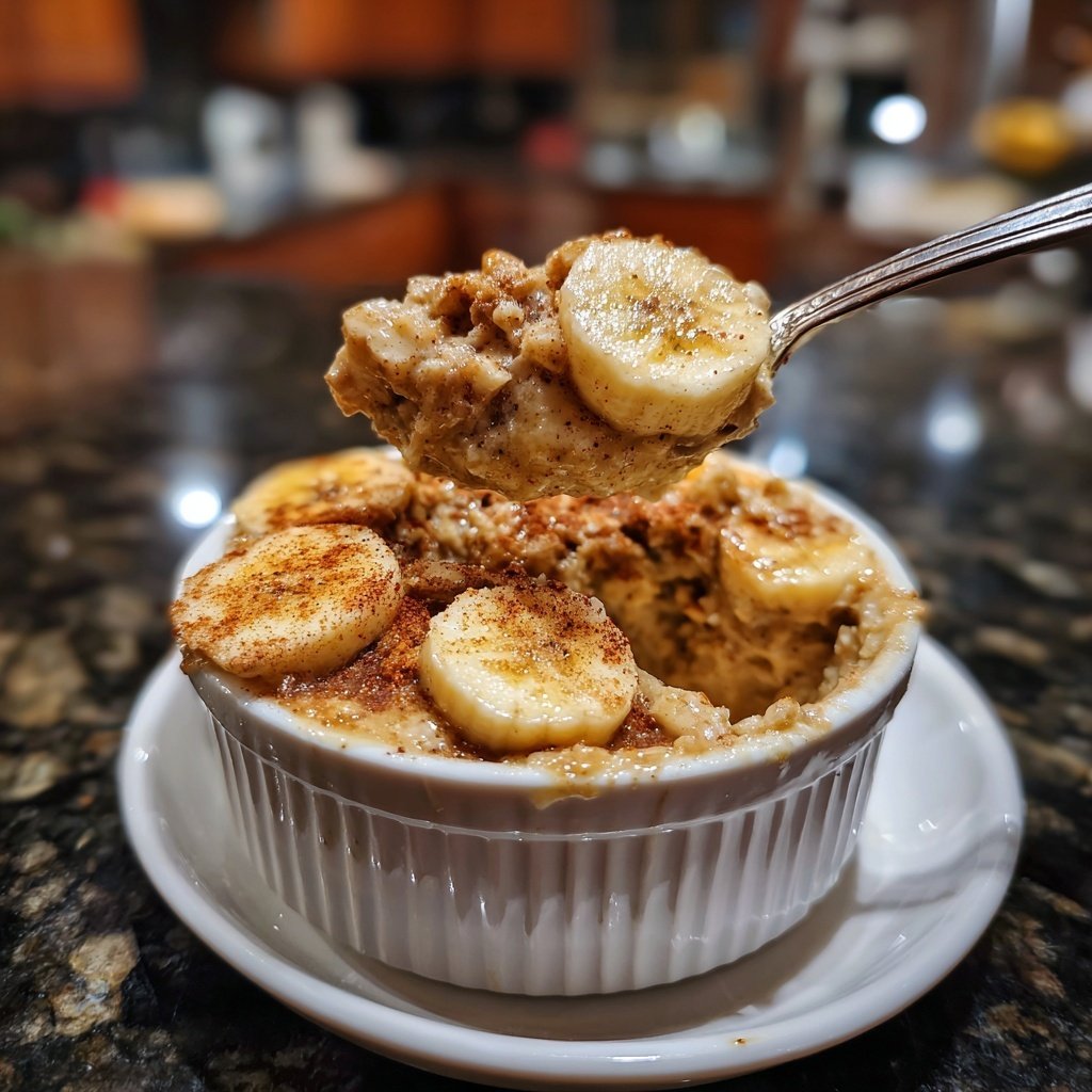 Banana Cinnamon Baked Oats