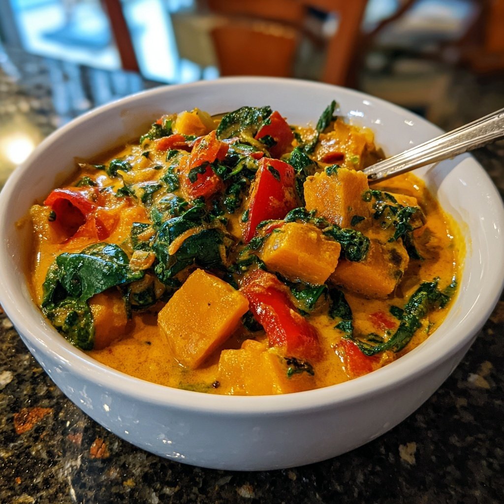Healthy Dinner Vegetable Coconut Curry
