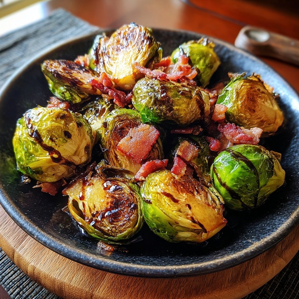 Roasted Brussels Sprouts With Bacon