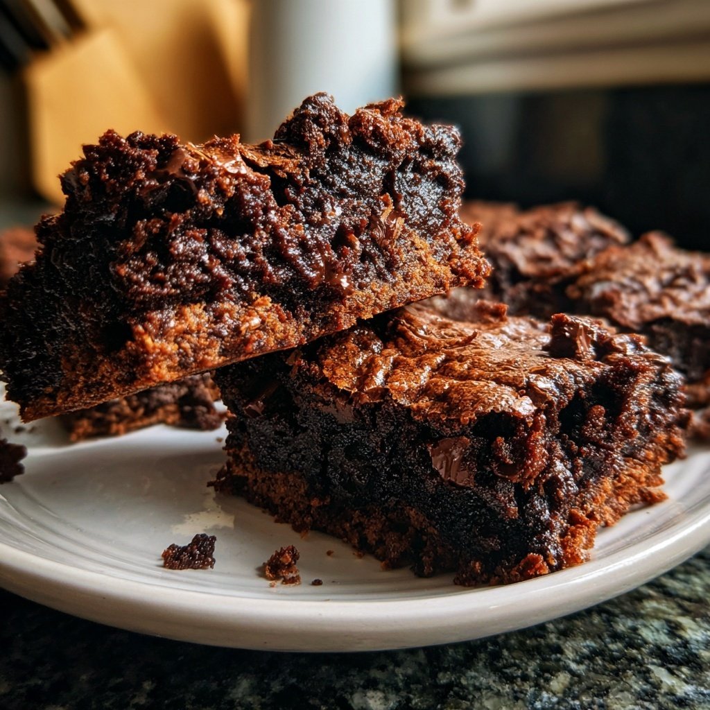 Fudgy Sourdough Discard Brownies